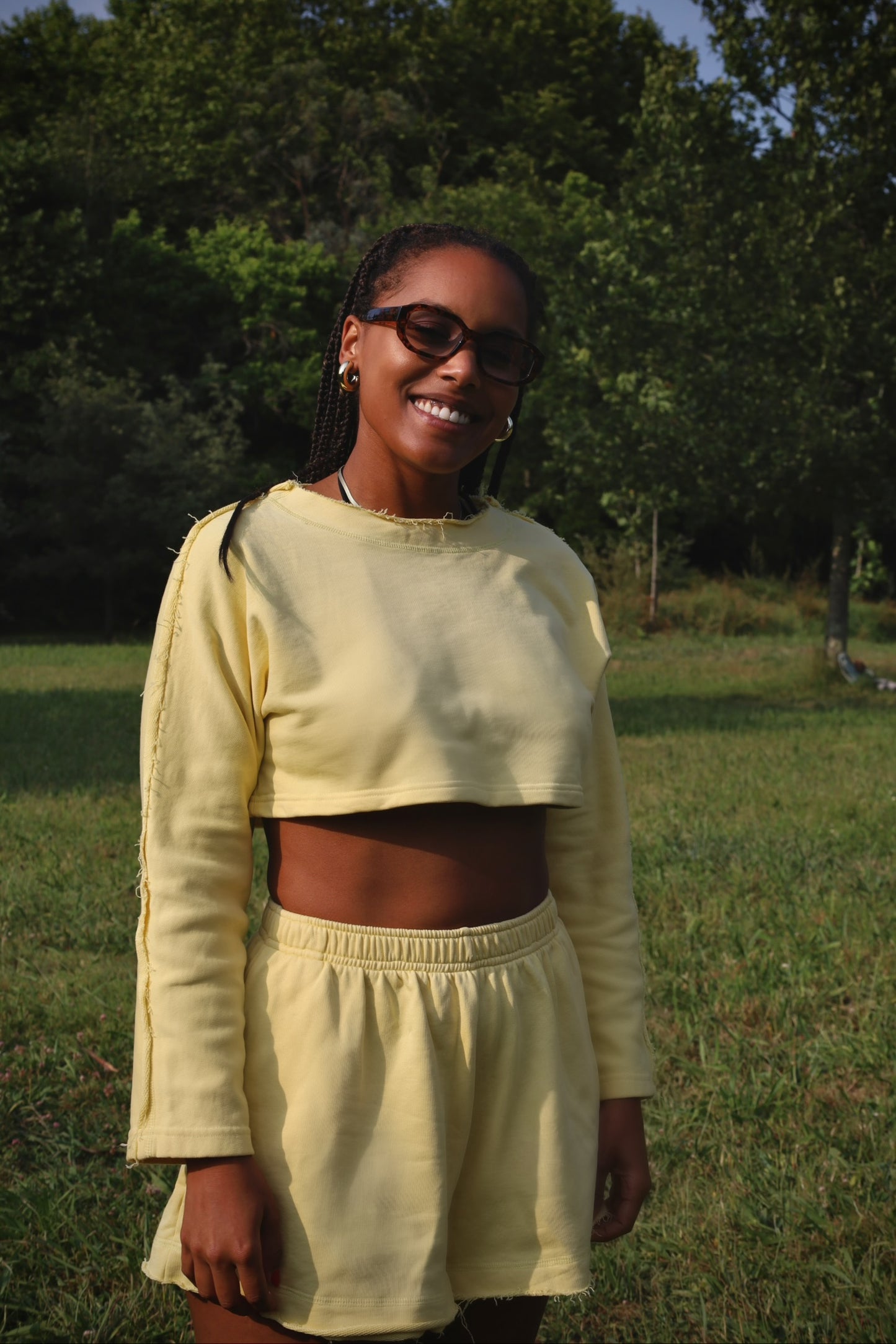 Yellow Daydream Shorts