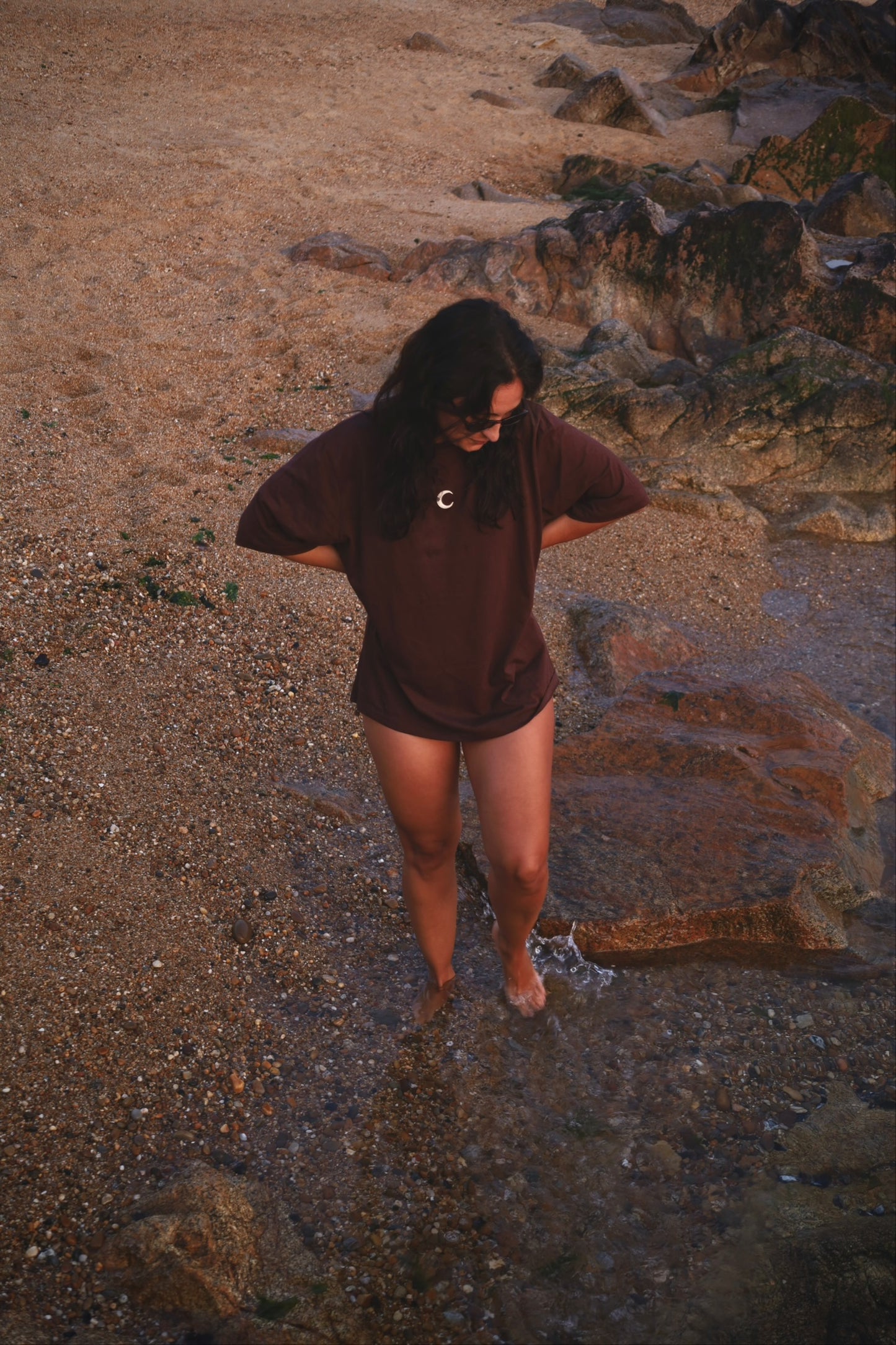 Brown Moon Tee