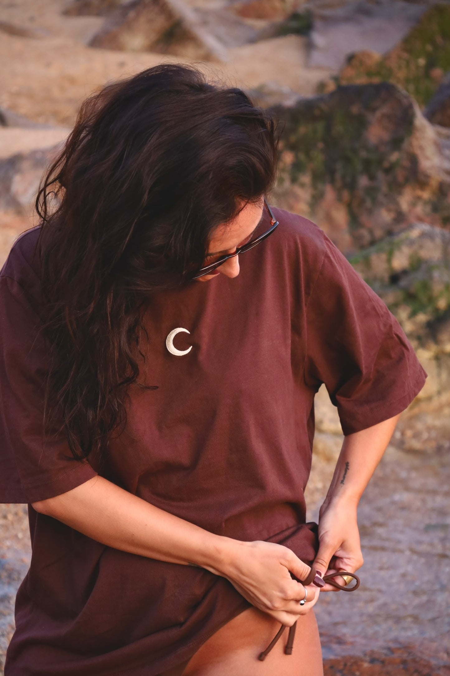 Brown Moon Tee