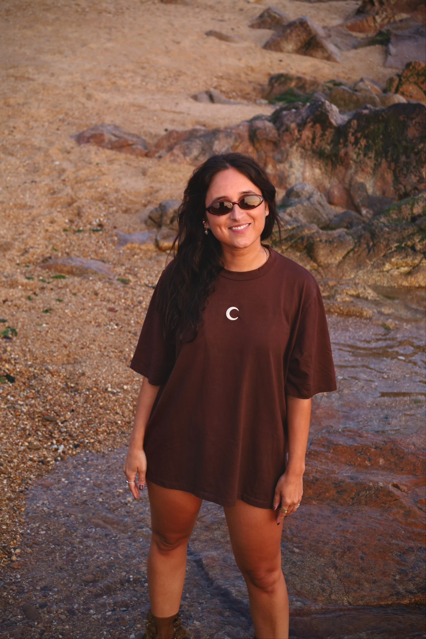 Brown Moon Tee