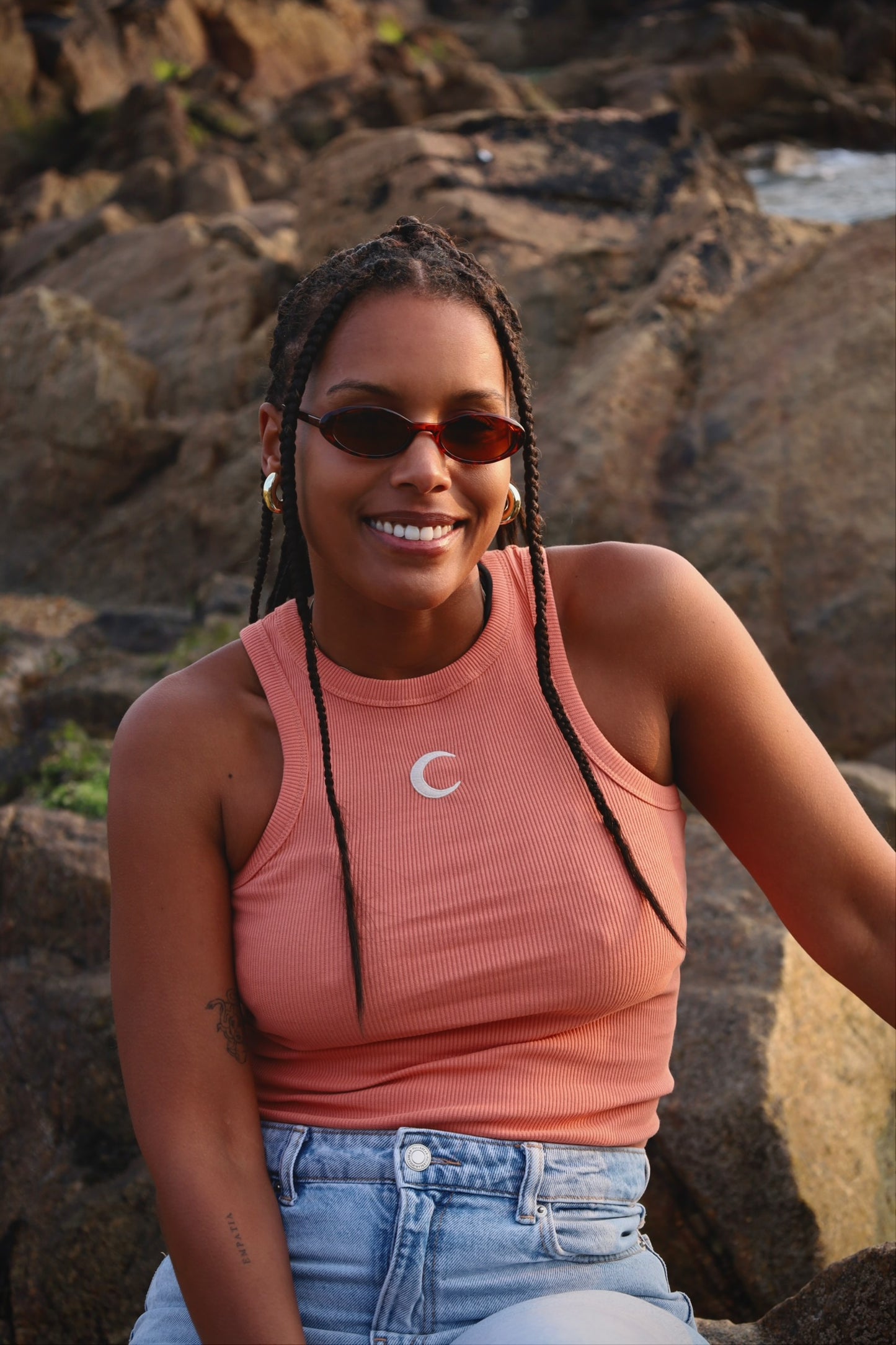 Coral Salty Top