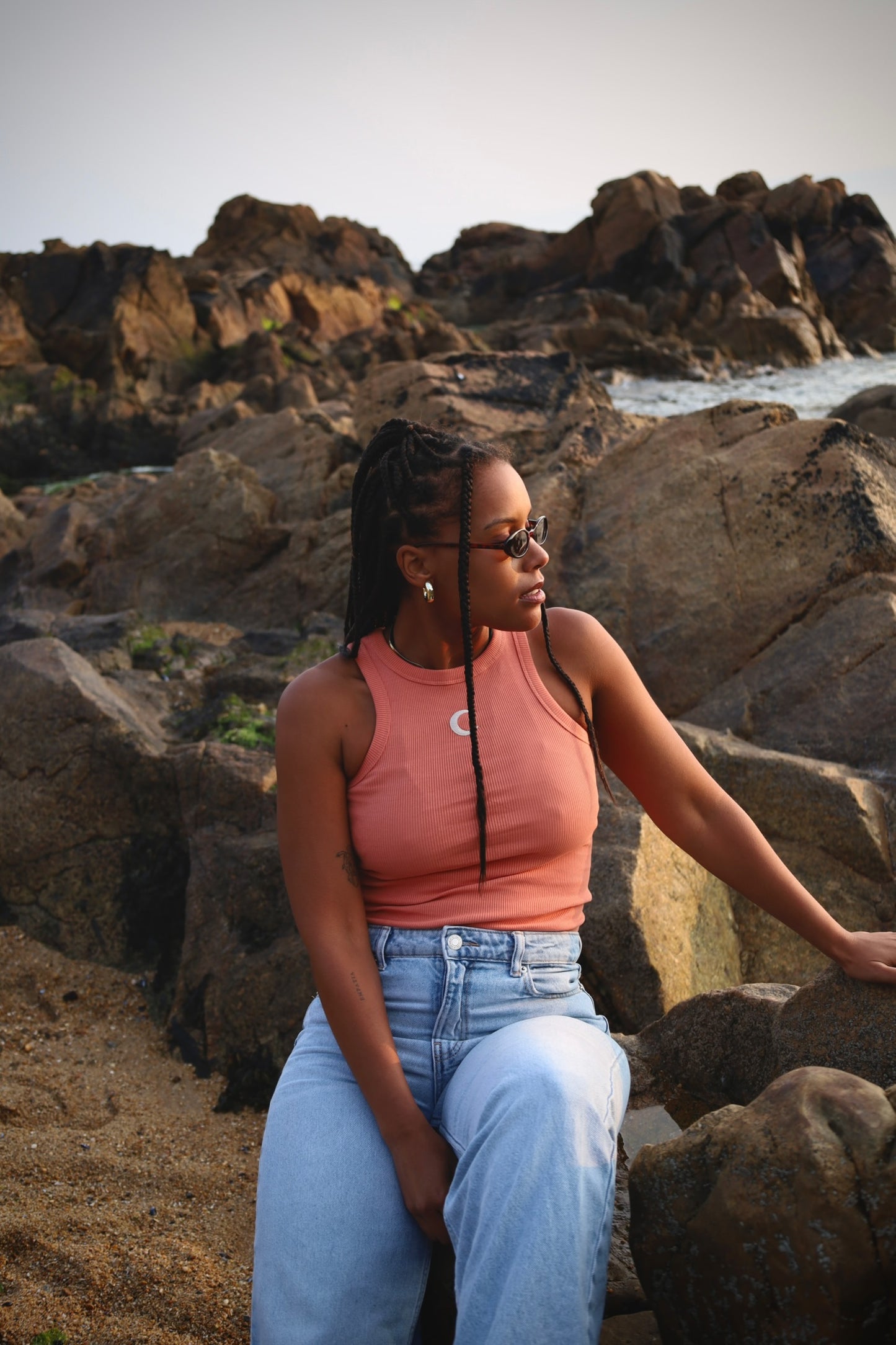 Coral Salty Top