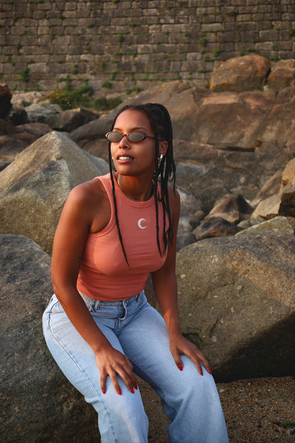 Coral Salty Top